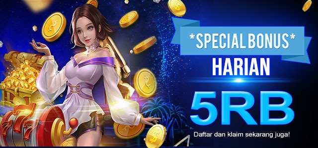 BONUS HARIAN 5 RIBU